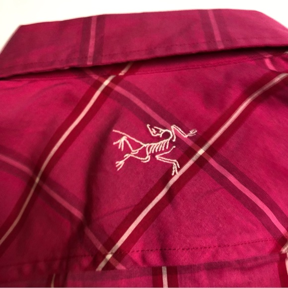 Arc’teryx Womens Casual Button Down Shirt Pink Medium - Picture 5 of 5